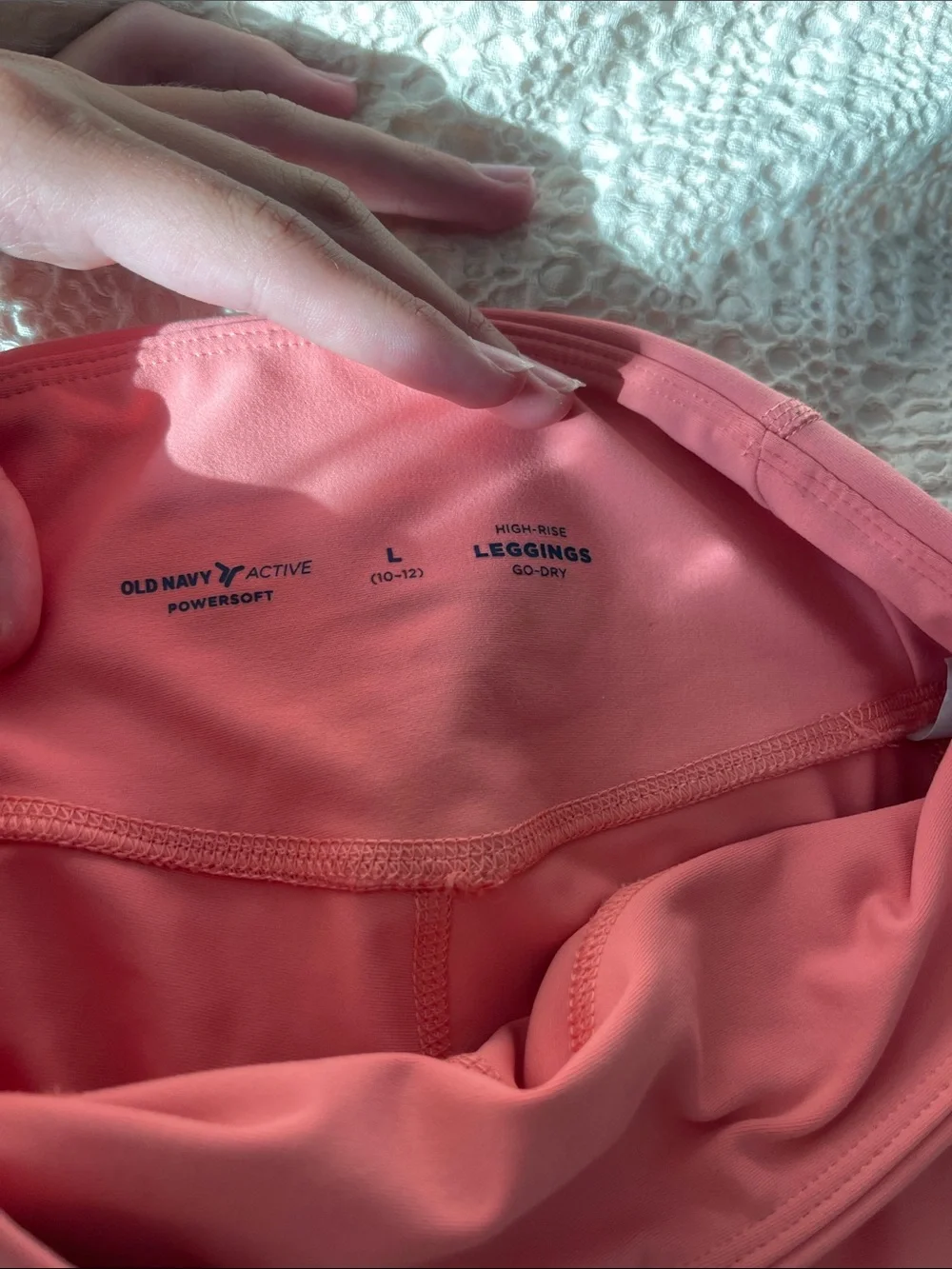 Old Navy Coral Pink Stretch Leggings for Kids